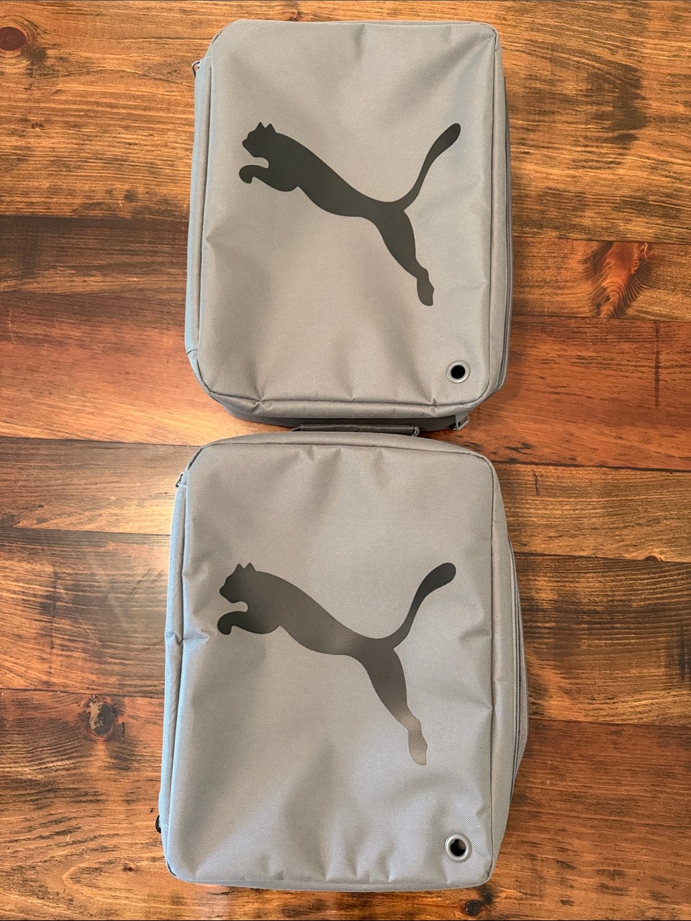 Puma Gray Black Shoe Caddy Travel Organizer Duo Bundle NEW
